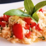 como fazer risoto caprese