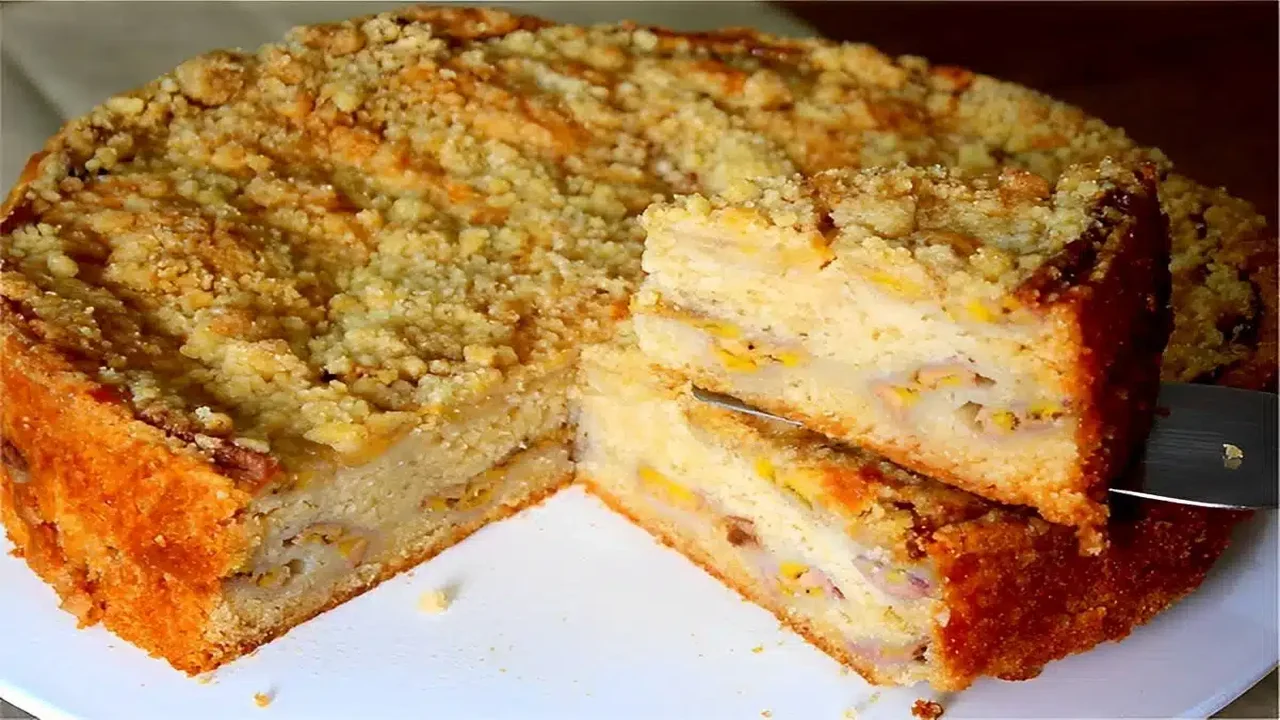 Como fazer uma torta de banana com cobertura streusel