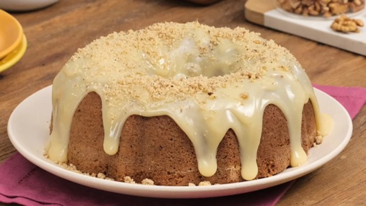 Como fazer um bolo de nozes delicioso