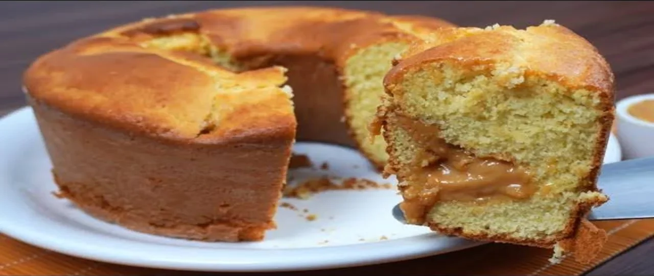 Como fazer um bolo recheado com doce de leite