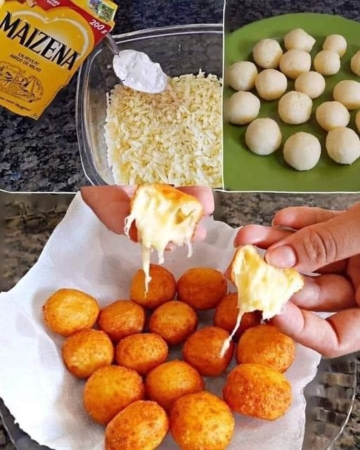 Como fazer uma bolinha de queijo super recheada e fácil