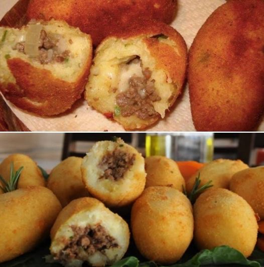 Como fazer um bolinho de batata com carne moída delicioso