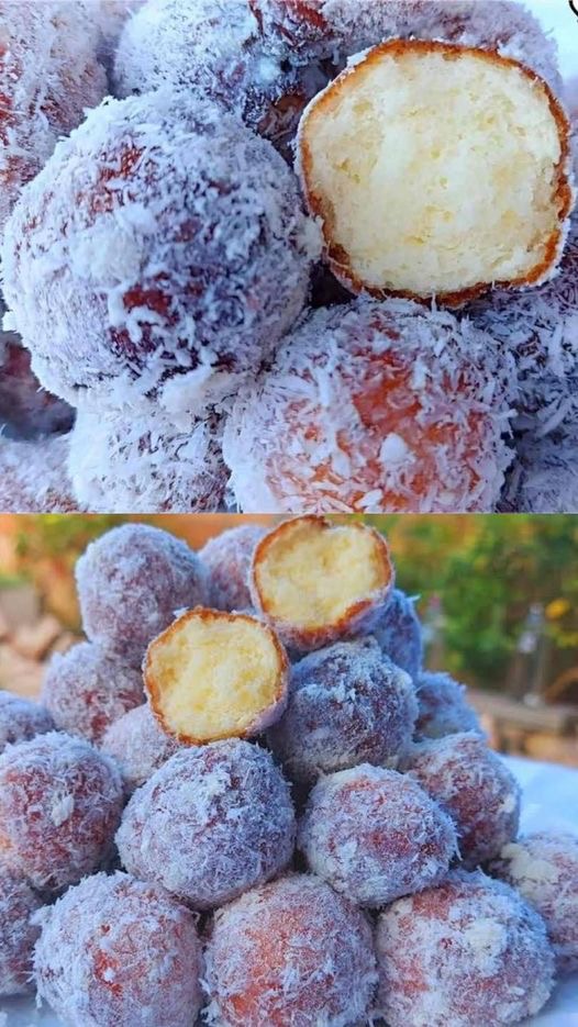 Como fazer um bolinho de chuva nevado com coco