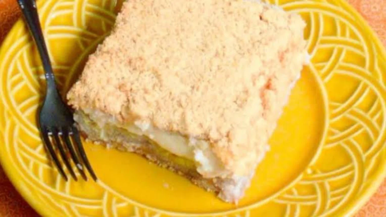 Como fazer uma torta de banana cremosa deliciosa