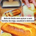 Como fazer um bolo de limão sem açúcar e sem farinha de trigo