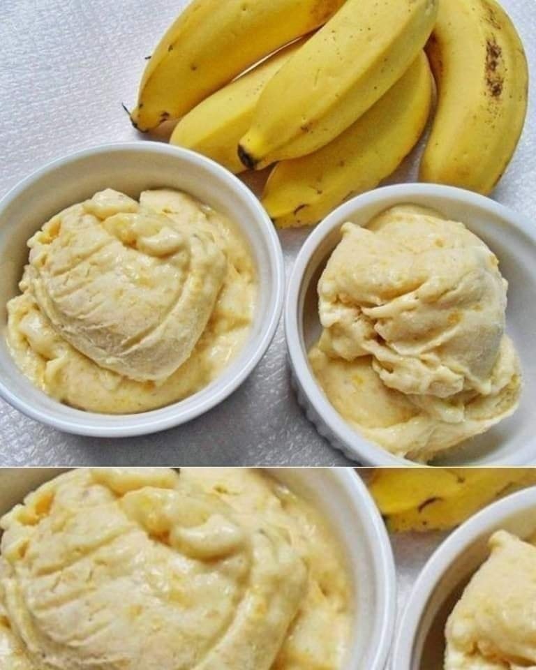 Como fazer um sorvete de banana cremoso delicioso