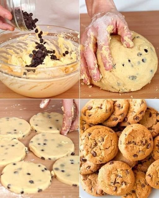 Como fazer cookie com gotas de chocolate