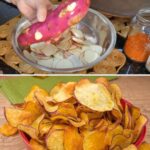 Como fazer chips de batata doce