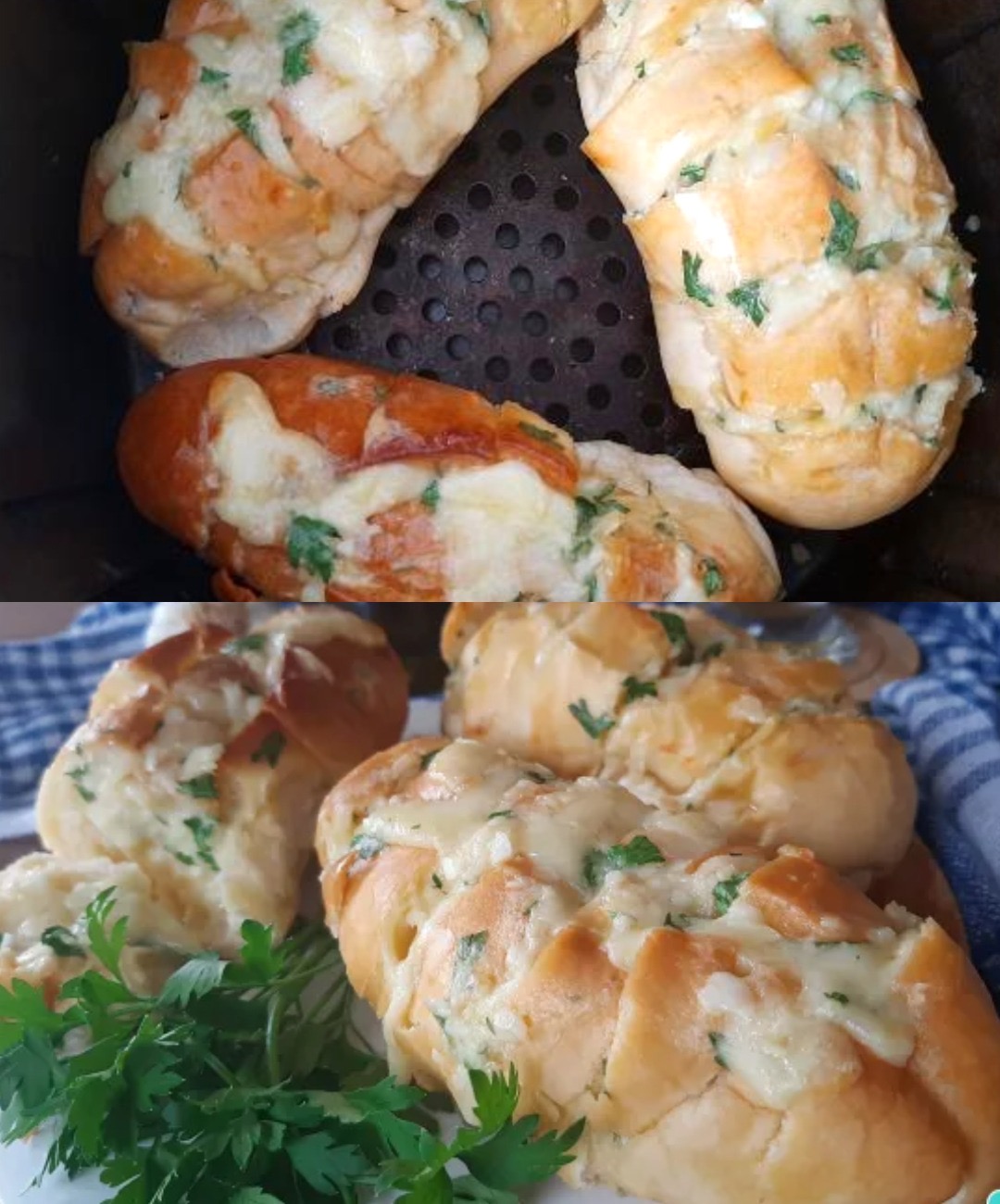 Como fazer um Pão de Alho Cremoso na Airfryer