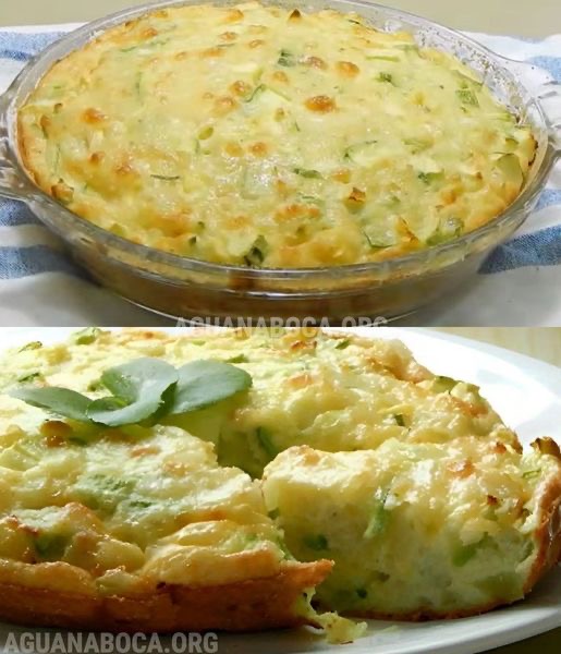 Como fazer uma Torta de Abobrinha Gratinada