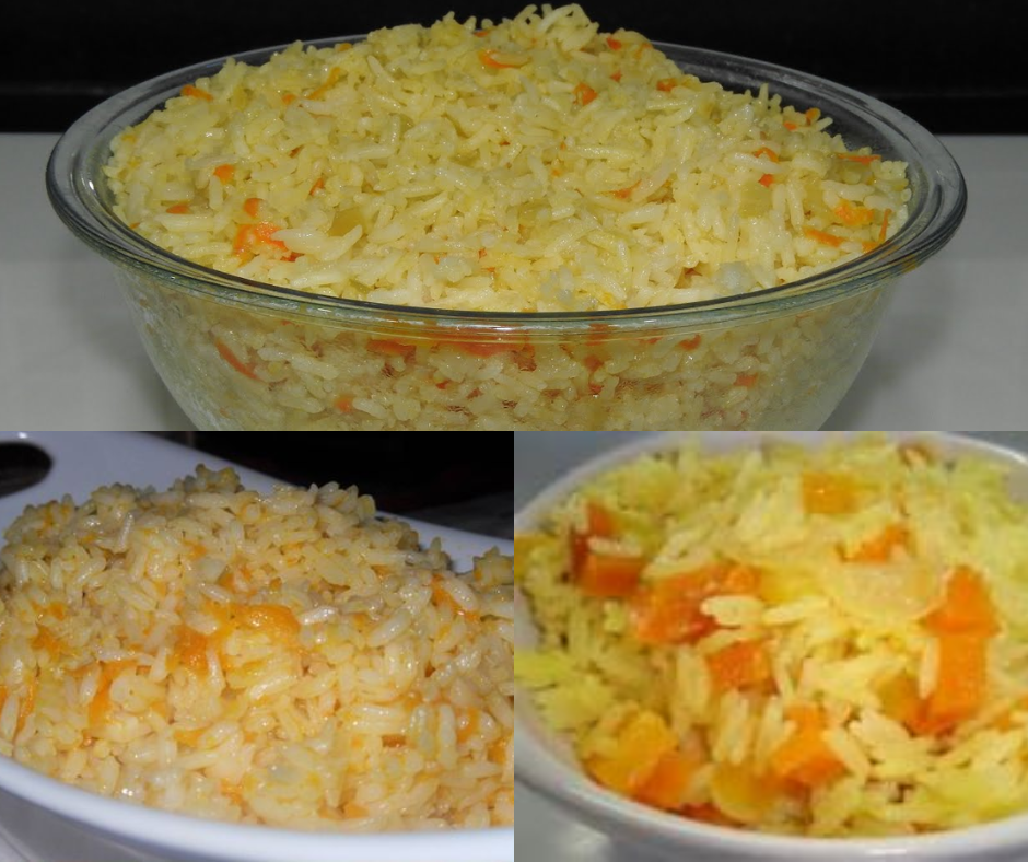 arroz refogado com cenoura