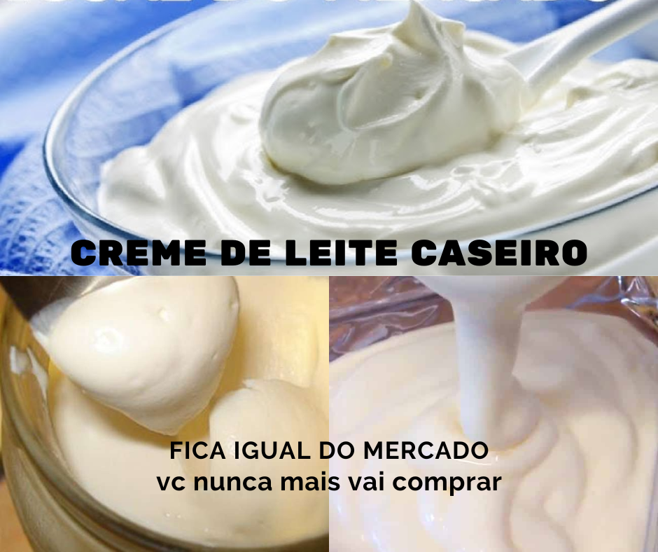 creme de leite caseiro